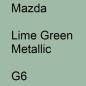 Preview: Mazda, Lime Green Metallic, G6.